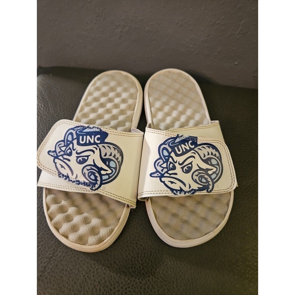 UNC Youth North Carolina Tar Heel Slides Size 4 Unisex Team Pride sandals